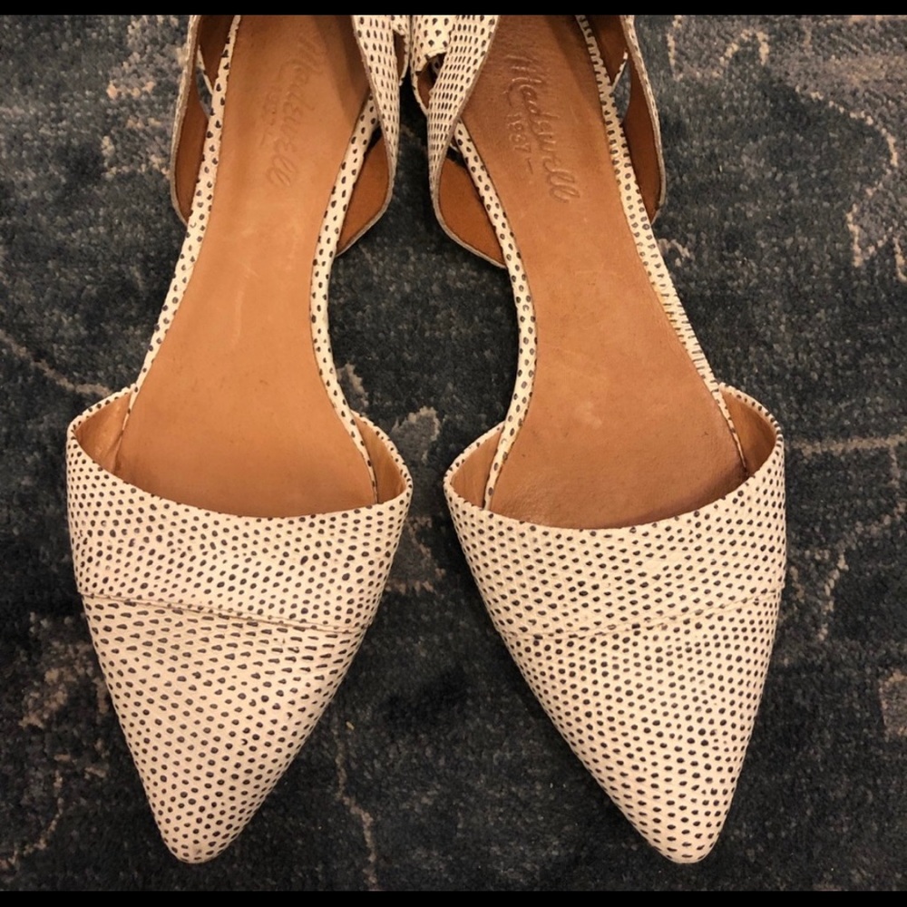 Madewell D’Orsay Flats in Spot Dot - Size 9